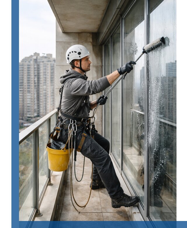 Профессиональная мойка балконного остекления в Конаково