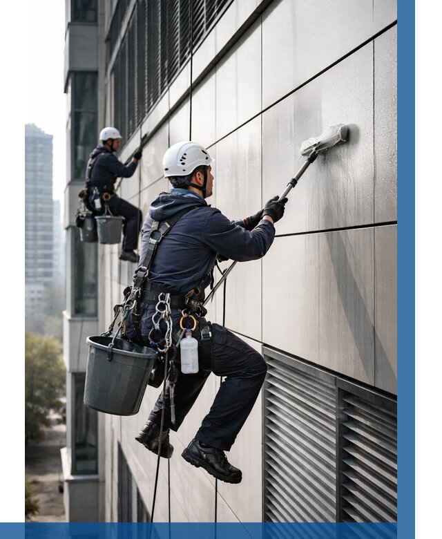 Мойка вентилируемого фасада в Конаково от 253 р. | ВЫСОТНИК-Кнк