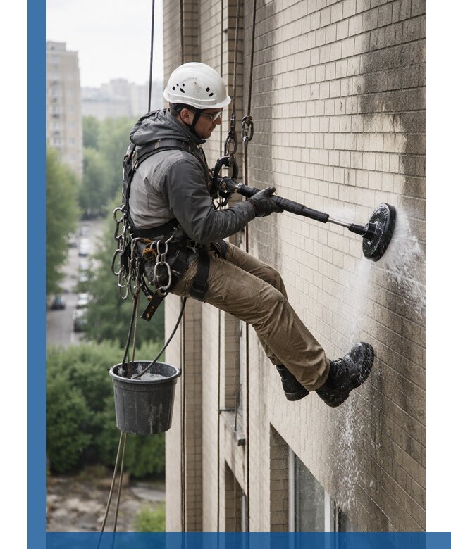 Очистка фасада от копоти в Конаково профессионально и безопасно