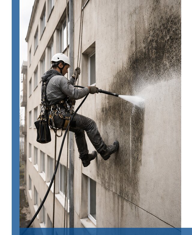 Профессиональная очистка фасадов от плесени в Конаково