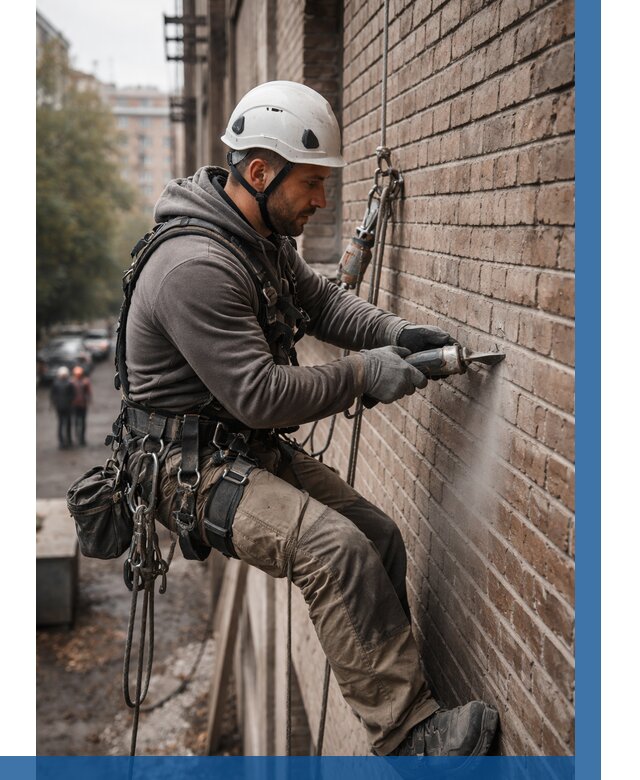 Расшивка кирпичных швов в Конаково от 608 р. | ВЫСОТНИК-Кнк