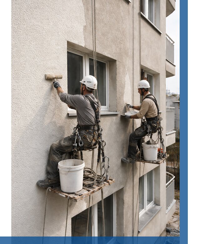 Нанесение короеда на фасад в Конаково от 456 р. | ВЫСОТНИК-Кнк