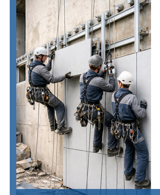 Монтаж вентилируемого фасада в Конаково под ключ с гарантией качества