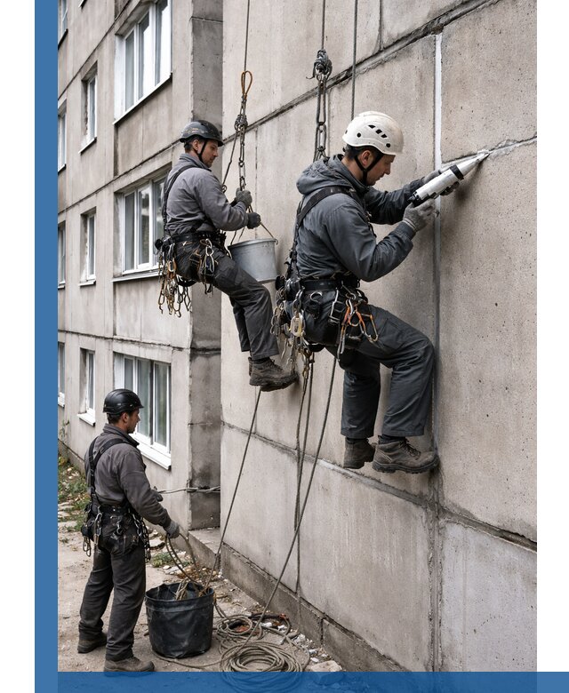 Герметизация межпанельных швов в Конаково с гарантией герметичности