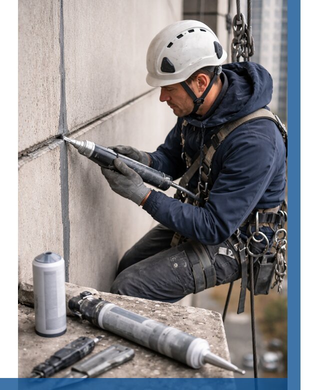 Вторичная герметизация швов в Конаково от 456 р. | ВЫСОТНИК-Кнк