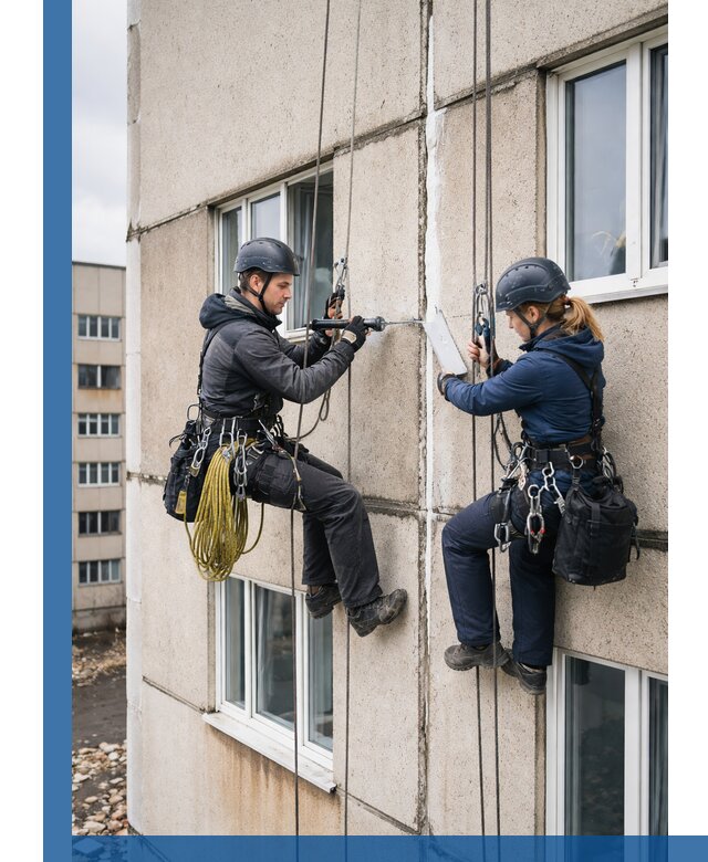 Герметизация межпанельных швов тёплым швом в Конаково