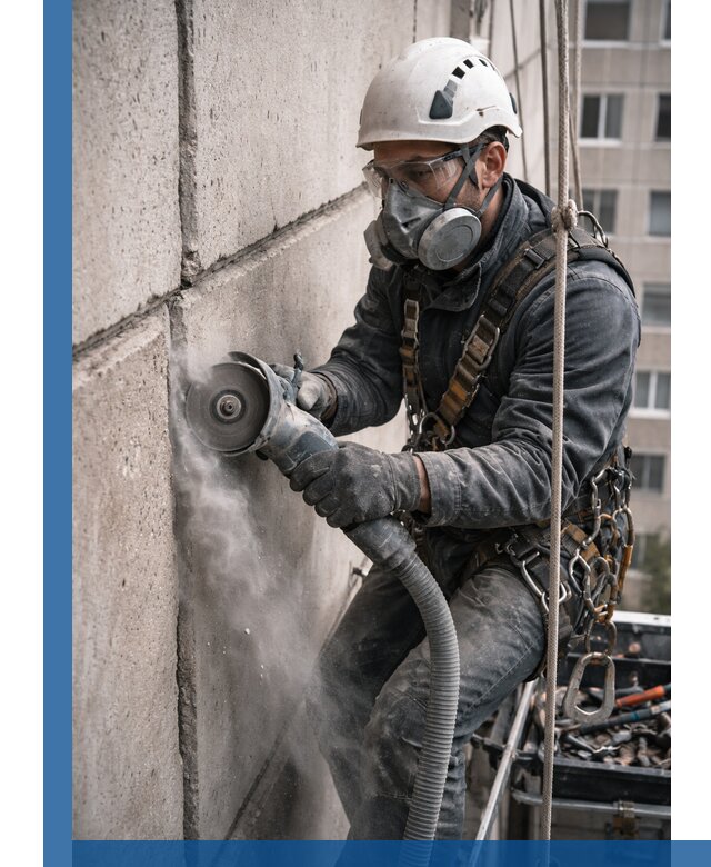 Штробление межпанельных швов в Конаково качественно и быстро