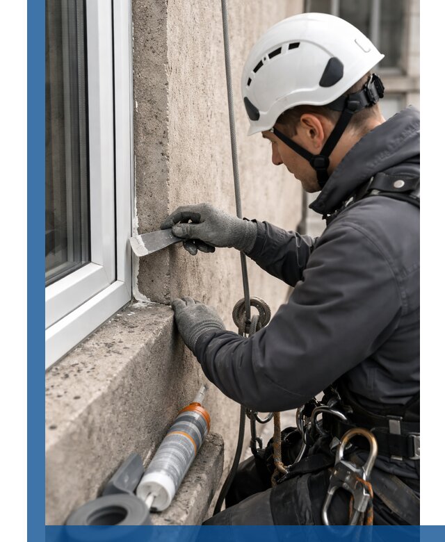 Герметизация монтажных швов окон в Конаково с гарантией качества