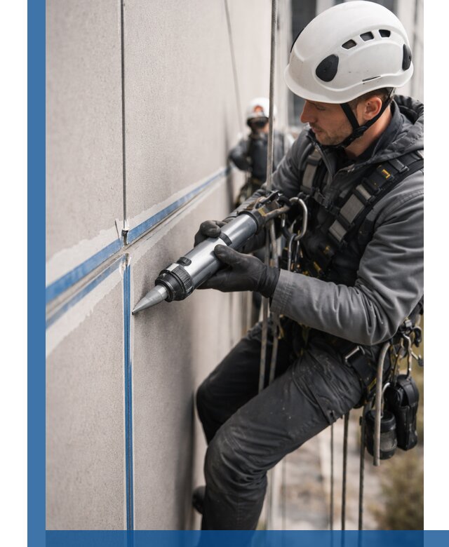 Герметизация стыков фасадных панелей в Конаково качественно и быстро