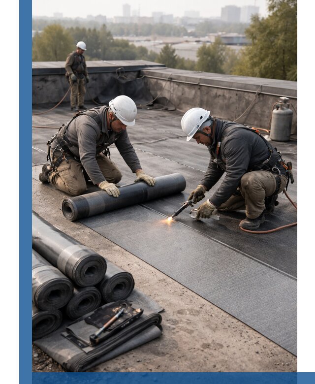 Монтаж мягкой кровли в Конаково профессионально и надежно
