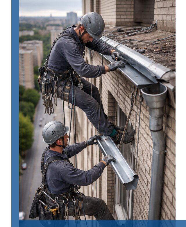 Ремонт водосточных желобов в Конаково, быстро и качественно