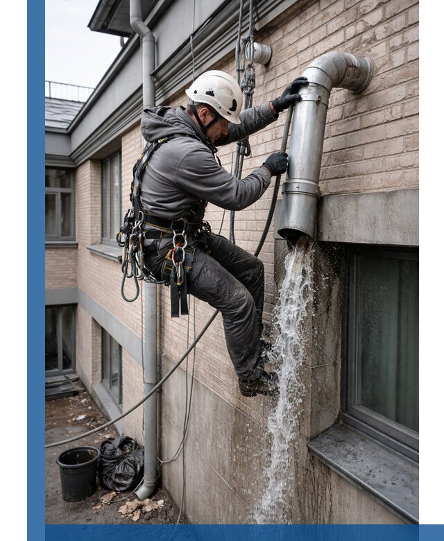 Профессиональная прочистка водосточных труб в Конаково с гарантией