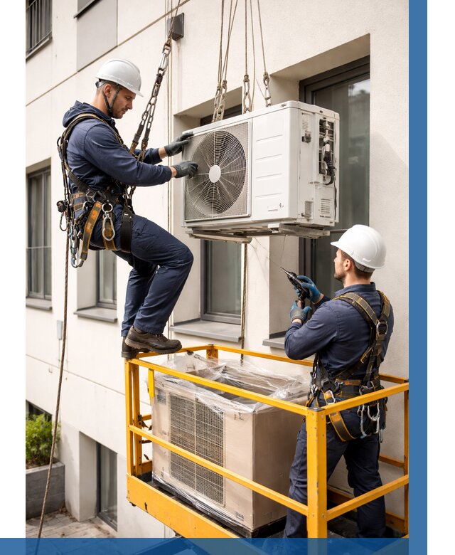 Демонтаж внешнего блока кондиционера в Конаково от 3548 р. | ВЫСОТНИК-Кнк