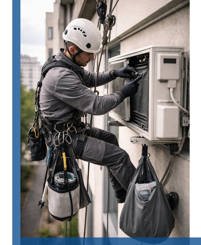 Обслуживание внешнего блока кондиционера в Конаково профессионально