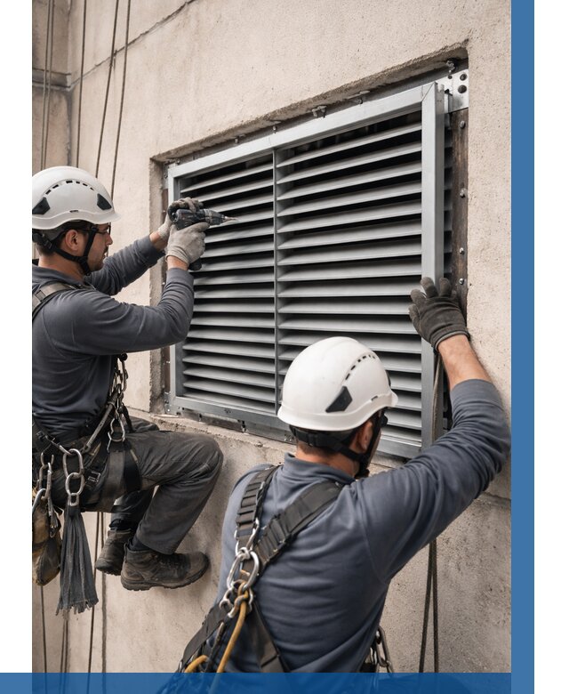 Монтаж вентиляционных решеток в Конаково от 4562 р. | ВЫСОТНИК-Кнк