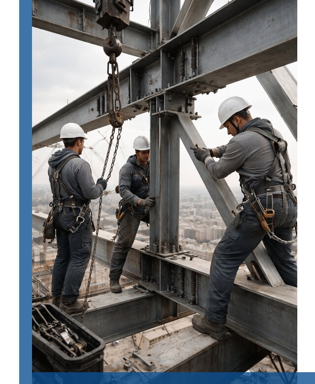 Профессиональный монтаж металлоконструкций на высоте в Конаково