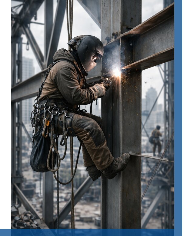 Высотные сварочные работы в Конаково от 3548 р. | ВЫСОТНИК-Кнк