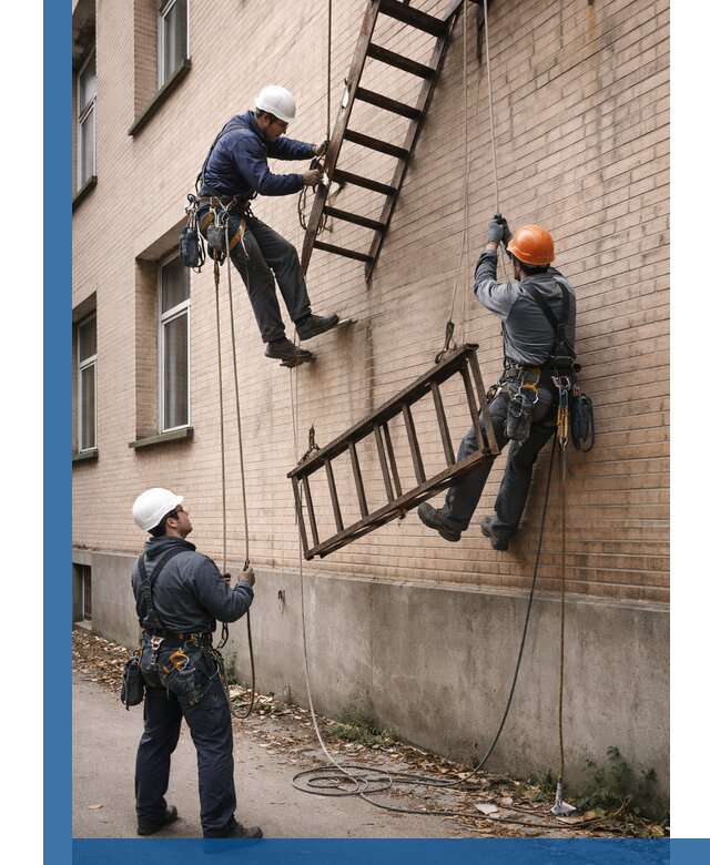 Демонтаж пожарной лестницы в Конаково быстро и безопасно
