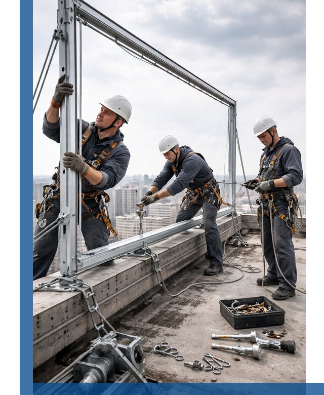 Монтаж крышных рекламных конструкций под ключ в Конаково