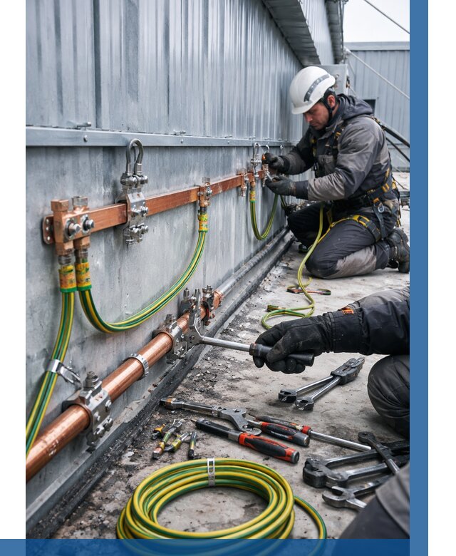 Монтаж заземления здания в Конаково от 25343 р. | ВЫСОТНИК-Кнк