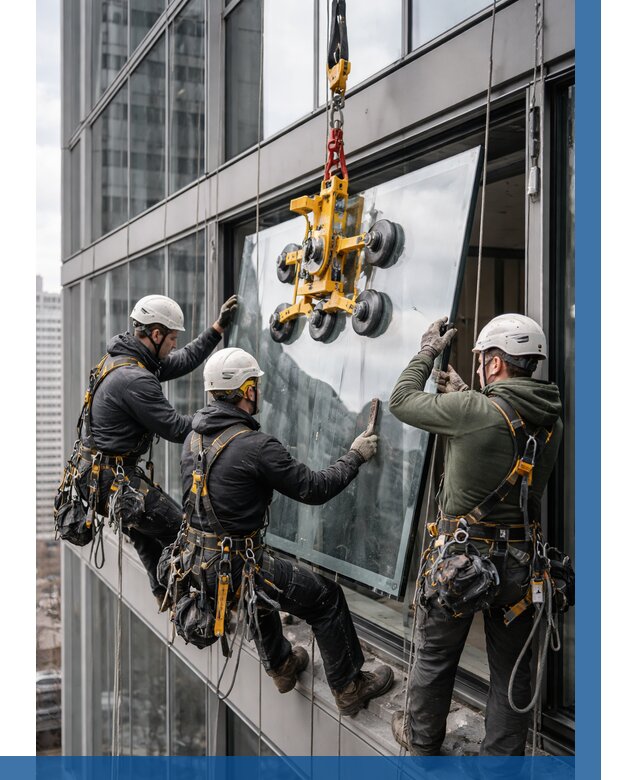 Фасадное остекление зданий под ключ в Конаково от 10137 р. | ВЫСОТНИК-Кнк