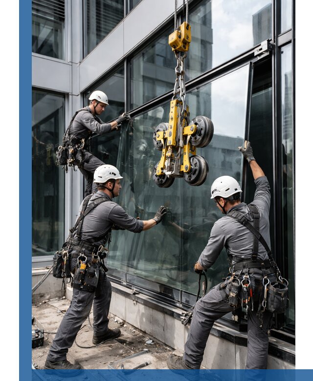 Структурное остекление фасадов в Конаково монтаж и обслуживание