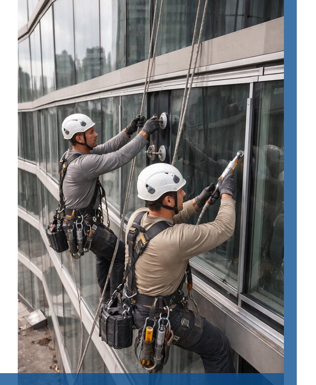 Радиусное остекление фасада в Конаково от 12164 р. | ВЫСОТНИК-Кнк