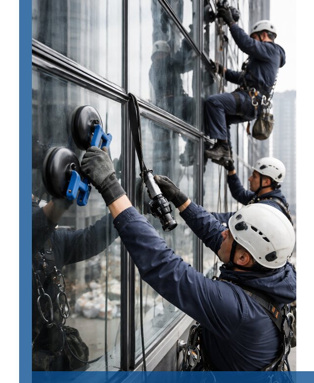 Радиусное остекление фасадов под ключ в Конаково с гарантиями