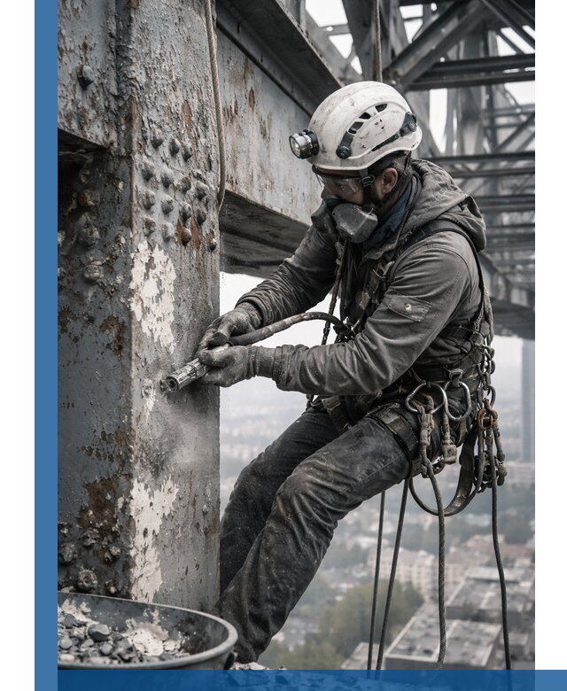 Удаление старой краски с металлических конструкций в Конаково