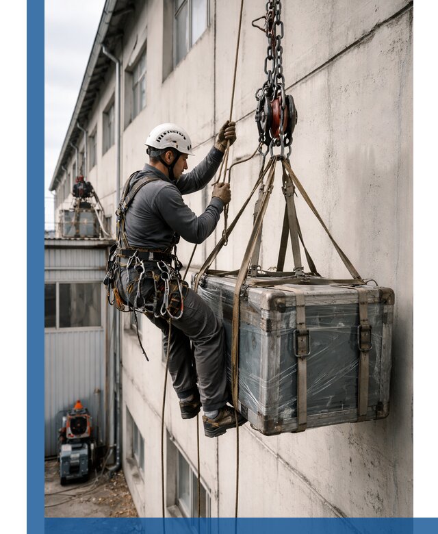 Подъем грузов на высоту в Конаково для промышленных объектов