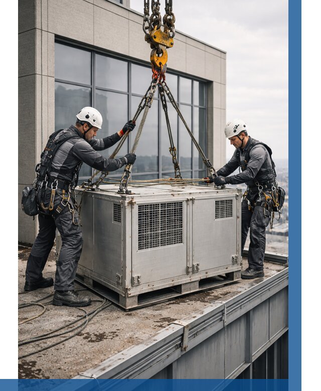 Такелажные работы на высоте в Конаково от 8110 р. | ВЫСОТНИК-Кнк