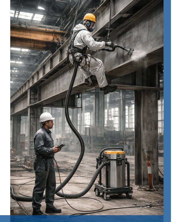 Обеспыливание конструкций в цехе в Конаково от 4258 р. | ВЫСОТНИК-Кнк