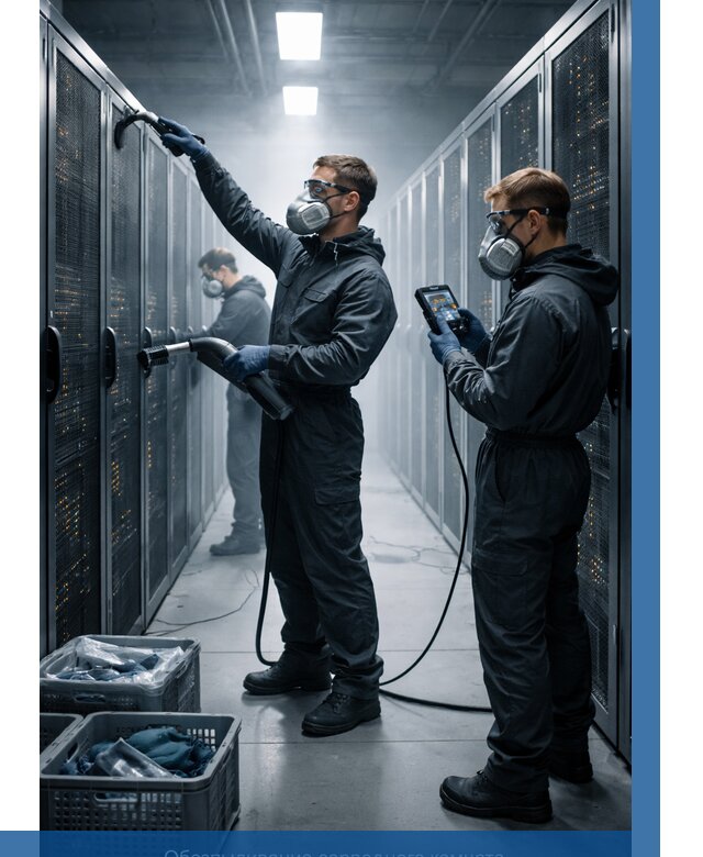 Обеспыливание серверной комнаты в Конаково от 4562 р. | ВЫСОТНИК-Кнк