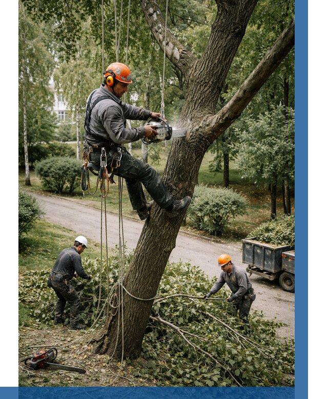 Кронирование деревьев в Конаково от 6589 р. | ВЫСОТНИК-Кнк