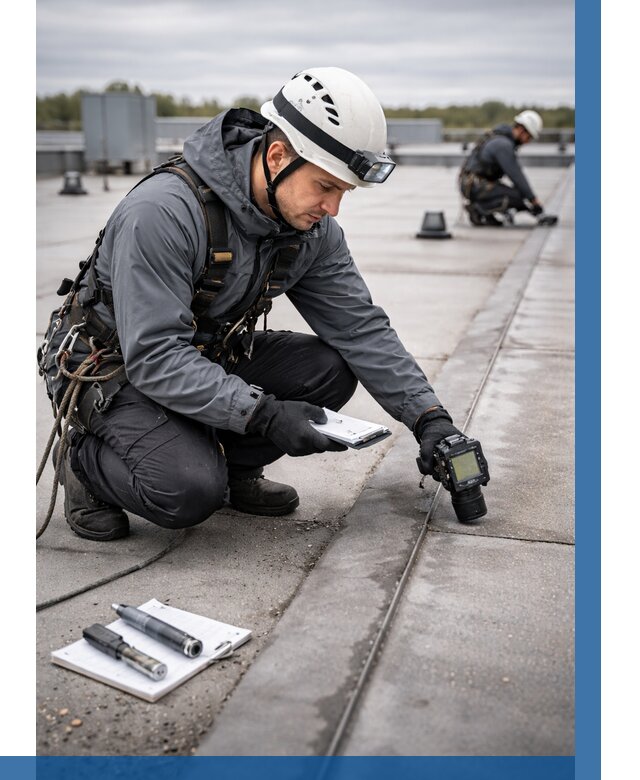 Обследование кровли на протечки в Конаково от 4562 р. | ВЫСОТНИК-Кнк