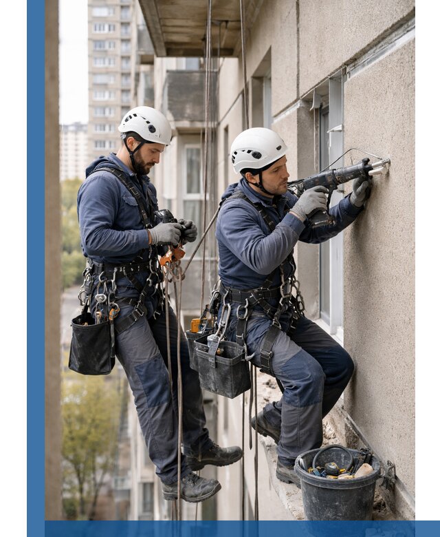 Промышленные альпинисты высотные работы и монтаж в Конаково